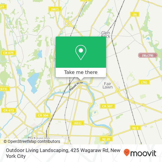 Outdoor Living Landscaping, 425 Wagaraw Rd map