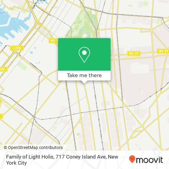 Family of Light Holis, 717 Coney Island Ave map