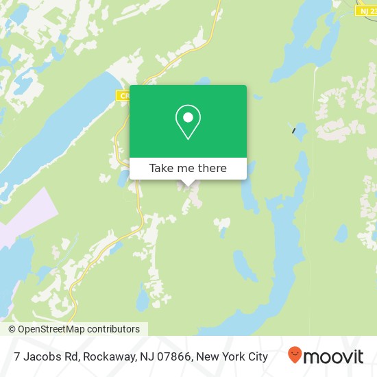 Mapa de 7 Jacobs Rd, Rockaway, NJ 07866