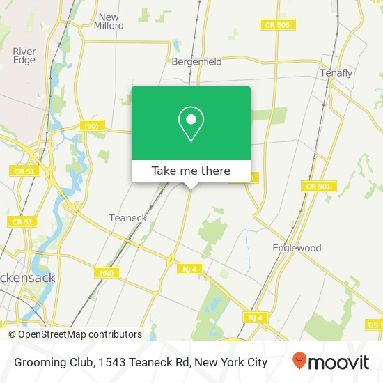 Grooming Club, 1543 Teaneck Rd map