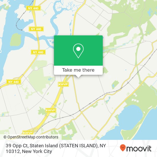 Mapa de 39 Opp Ct, Staten Island (STATEN ISLAND), NY 10312