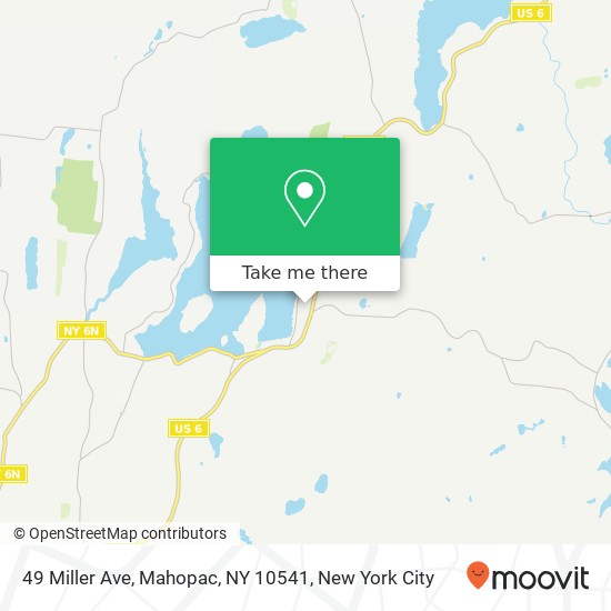 Mapa de 49 Miller Ave, Mahopac, NY 10541