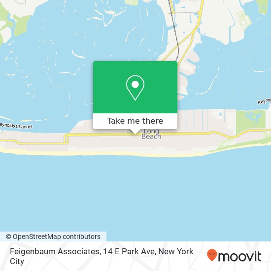 Feigenbaum Associates, 14 E Park Ave map
