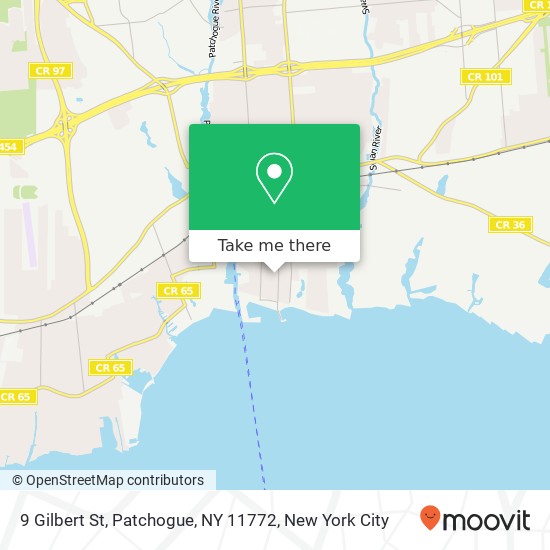 9 Gilbert St, Patchogue, NY 11772 map