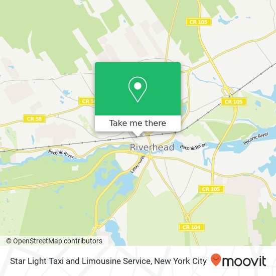 Mapa de Star Light Taxi and Limousine Service