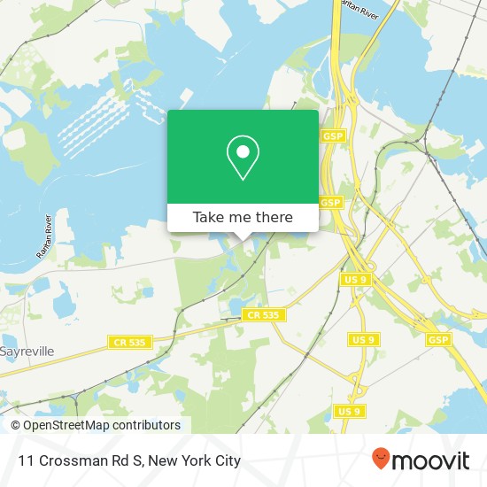 11 Crossman Rd S, Sayreville, NJ 08872 map