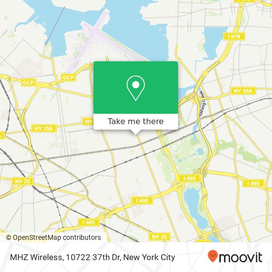 Mapa de MHZ Wireless, 10722 37th Dr