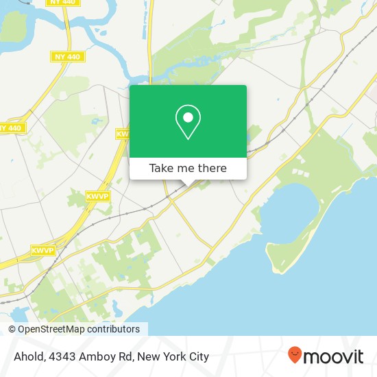 Ahold, 4343 Amboy Rd map