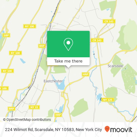 224 Wilmot Rd, Scarsdale, NY 10583 map