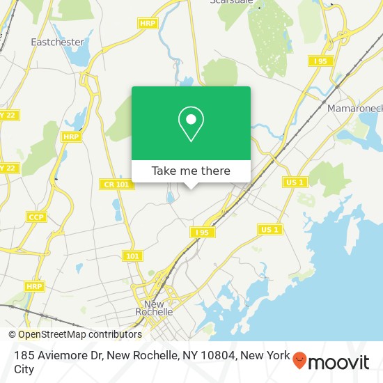 185 Aviemore Dr, New Rochelle, NY 10804 map