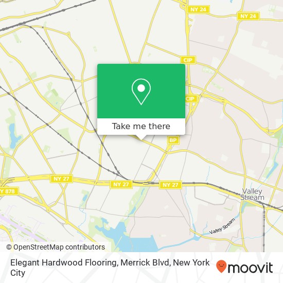 Elegant Hardwood Flooring, Merrick Blvd map