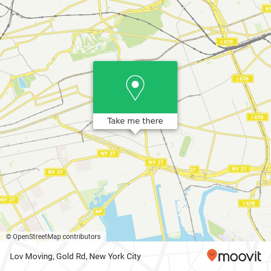 Mapa de Lov Moving, Gold Rd