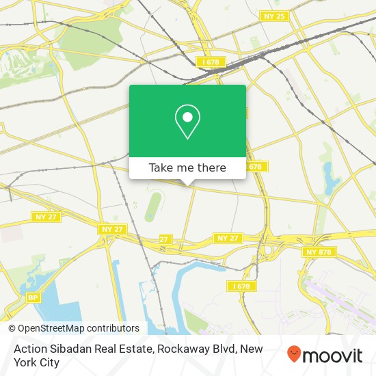 Action Sibadan Real Estate, Rockaway Blvd map