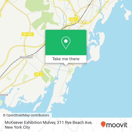 McKeever Exhibition Mulvey, 311 Rye Beach Ave map