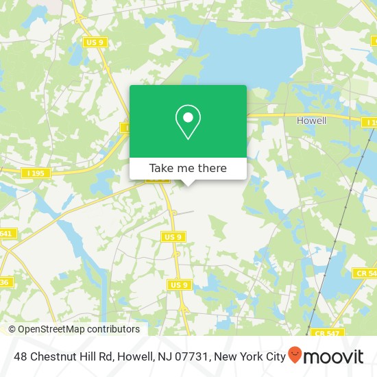 48 Chestnut Hill Rd, Howell, NJ 07731 map