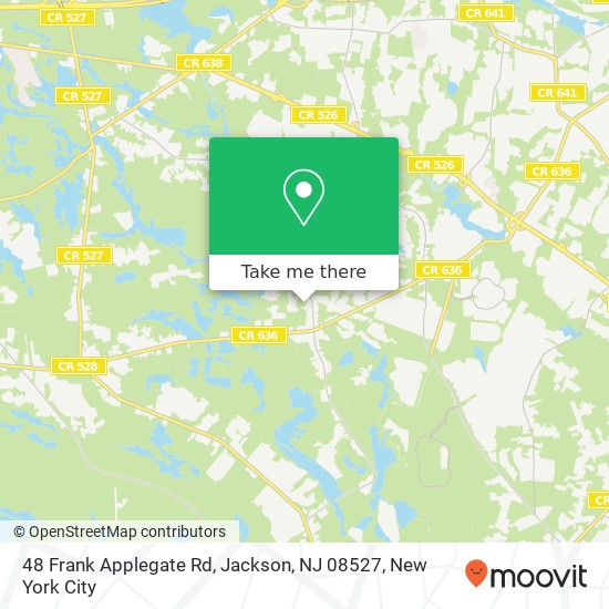 48 Frank Applegate Rd, Jackson, NJ 08527 map
