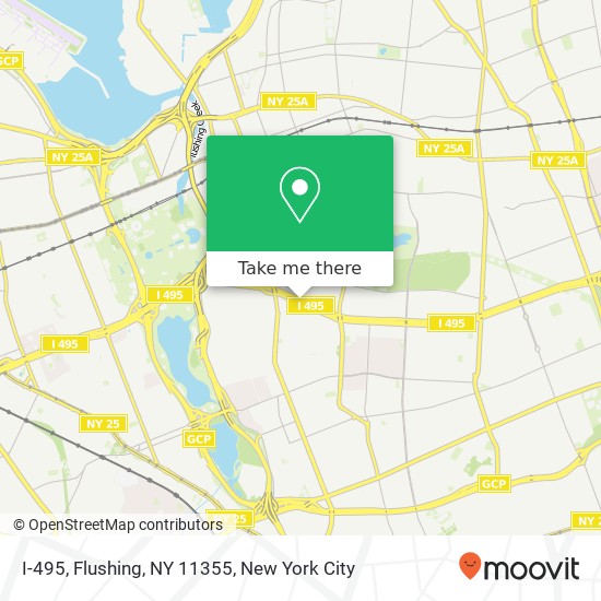 Mapa de I-495, Flushing, NY 11355