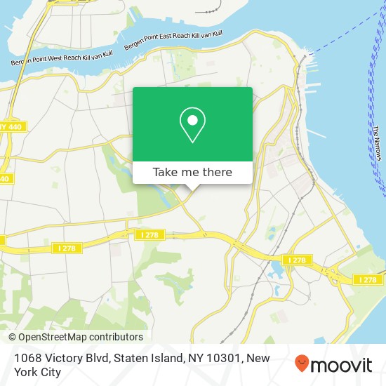 1068 Victory Blvd, Staten Island, NY 10301 map