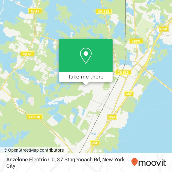 Anzelone Electric C0, 37 Stagecoach Rd map