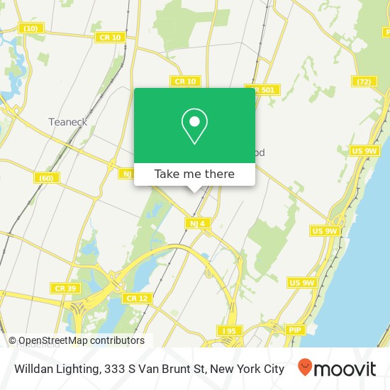 Mapa de Willdan Lighting, 333 S Van Brunt St