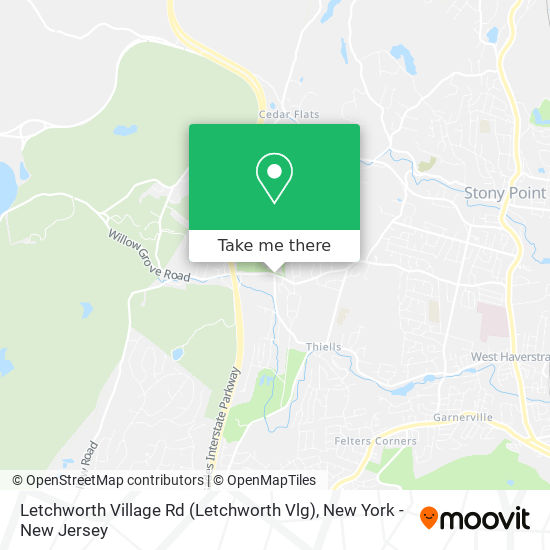 Letchworth Village Rd (Letchworth Vlg) map