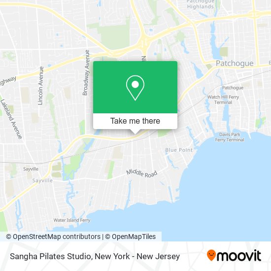 Sangha Pilates Studio map