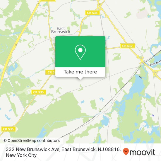 332 New Brunswick Ave, East Brunswick, NJ 08816 map
