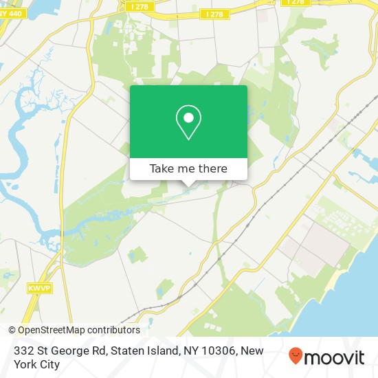 332 St George Rd, Staten Island, NY 10306 map