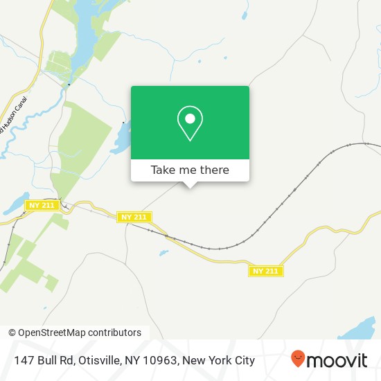 Mapa de 147 Bull Rd, Otisville, NY 10963