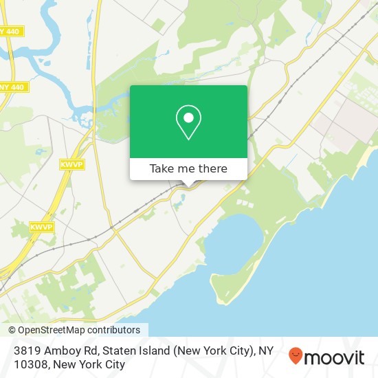 3819 Amboy Rd, Staten Island (New York City), NY 10308 map