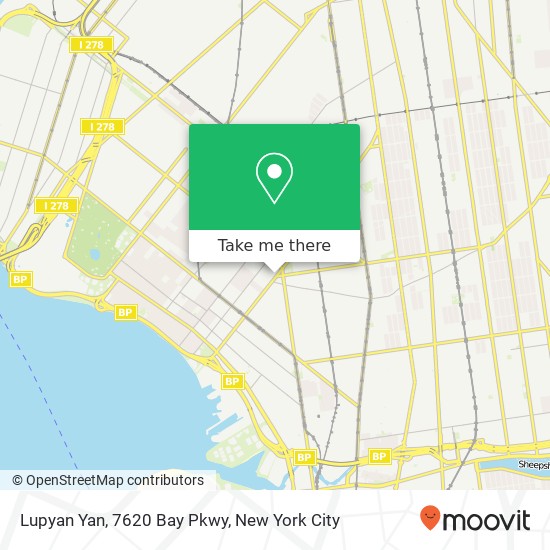 Lupyan Yan, 7620 Bay Pkwy map