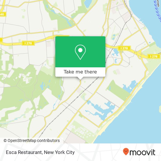 Mapa de Esca Restaurant, 1559 Richmond Rd