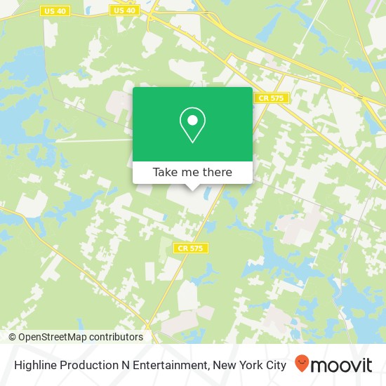 Mapa de Highline Production N Entertainment