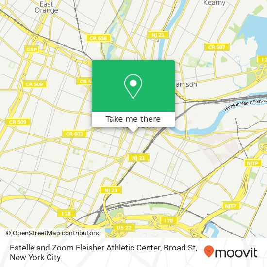 Mapa de Estelle and Zoom Fleisher Athletic Center, Broad St