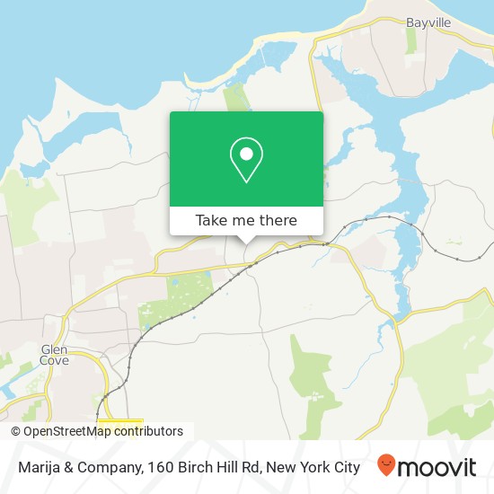 Mapa de Marija & Company, 160 Birch Hill Rd