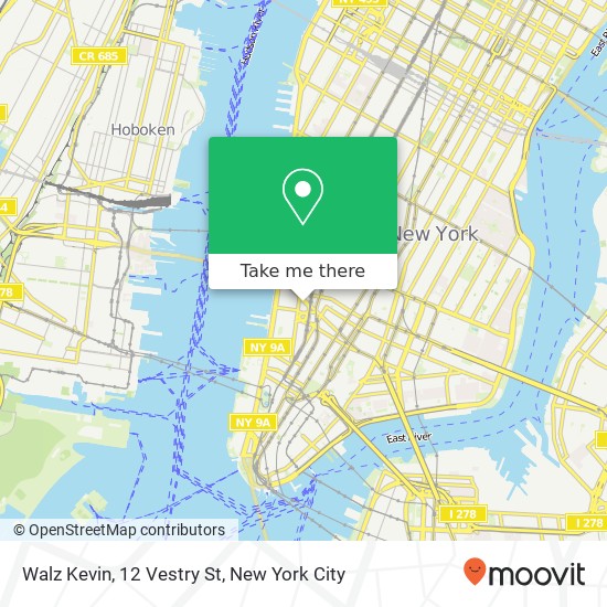 Mapa de Walz Kevin, 12 Vestry St