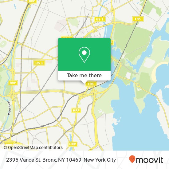2395 Vance St, Bronx, NY 10469 map