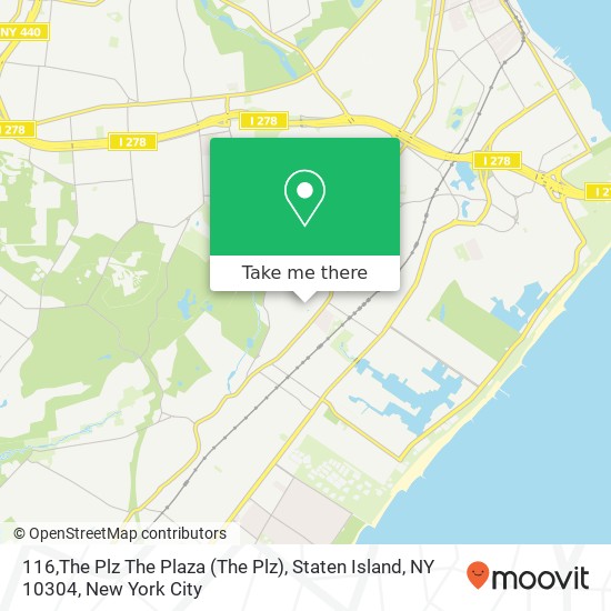116,The Plz The Plaza (The Plz), Staten Island, NY 10304 map