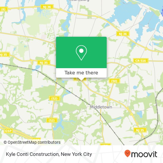 Kyle Conti Construction map