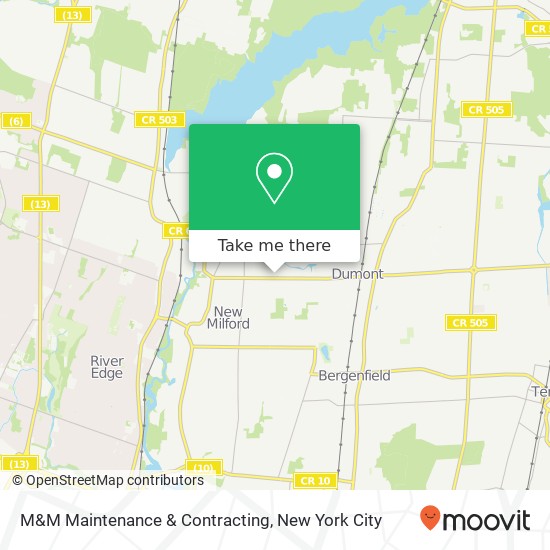 Mapa de M&M Maintenance & Contracting