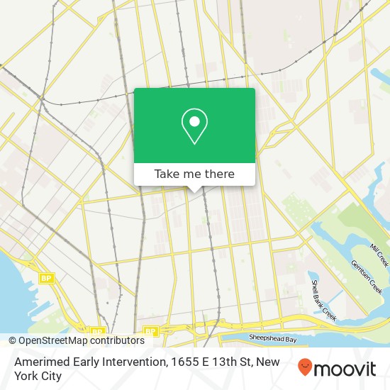 Amerimed Early Intervention, 1655 E 13th St map