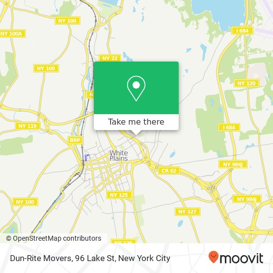 Mapa de Dun-Rite Movers, 96 Lake St