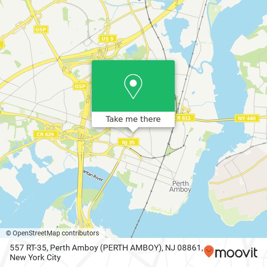 557 RT-35, Perth Amboy (PERTH AMBOY), NJ 08861 map