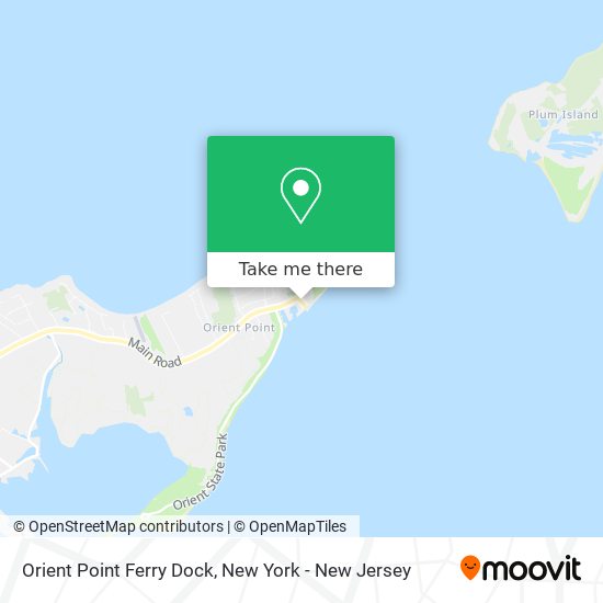 Orient Point Ferry Dock map