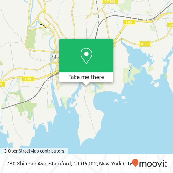 Mapa de 780 Shippan Ave, Stamford, CT 06902