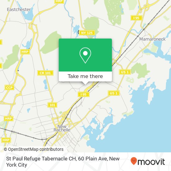 Mapa de St Paul Refuge Tabernacle CH, 60 Plain Ave
