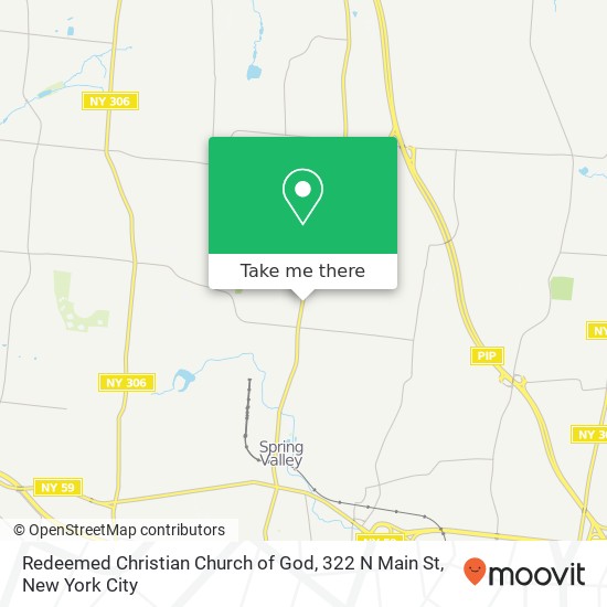 Redeemed Christian Church of God, 322 N Main St map