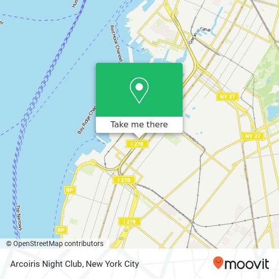 Arcoiris Night Club map