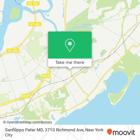 Sanfilippo Peter MD, 3710 Richmond Ave map