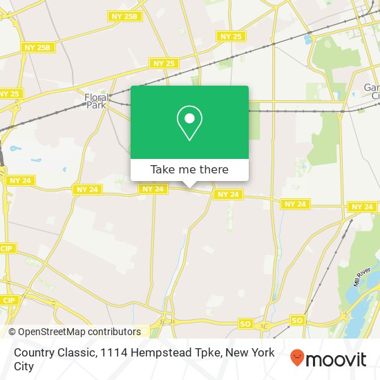 Mapa de Country Classic, 1114 Hempstead Tpke